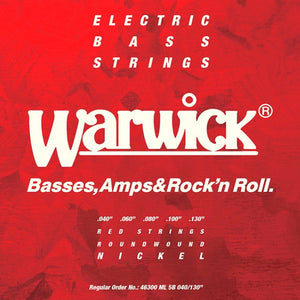 Warwick Red Label Basso Elettrico 5 corde 040-130 Nickel