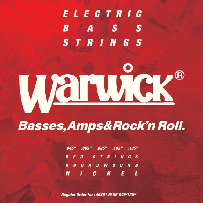 Warwick Red Label Basso Elettrico 5 St 045-135 Nickel