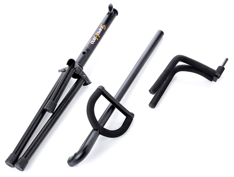 Bespeco SH700R – Supporto universale per chitarra, con sistema di bloccaggio dello strumento in ABS