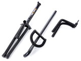 Bespeco SH700R – Supporto universale per chitarra, con sistema di bloccaggio dello strumento in ABS