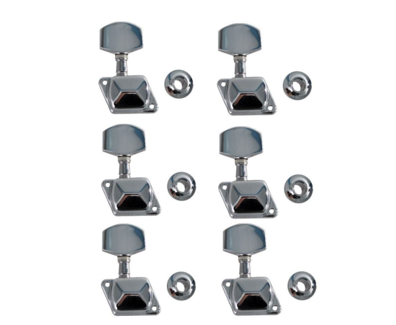 SOUNDSATION SMH-V1-C-3R3L Meccaniche per chitarra elettrica vintage cromate (L3 R3)