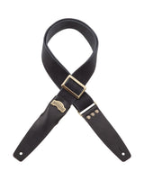 Tracolla Magrabò Stripe SC Cotton Washed Nero 5 cm terminali Twinkle Nero, fibbia Recta Ottone