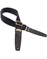 Tracolla Magrabò Stripe SC Cotton Washed Nero 5 cm terminali Twinkle Nero, fibbia Recta Ottone
