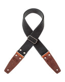 Stripe SC Entry Olded Nero 5 cm terminali Embossed Flores Marrone fibbia Argento Antico
