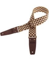 Stripe SC Retrò Chess 5 cm terminali Marrone fibbia Ottone
