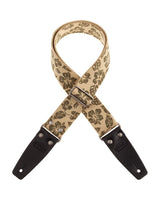 Stripe SC Retrò Hippie 5 cm terminali Nero fibbia Argento