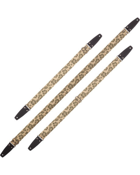 Stripe SC Retrò Hippie 5 cm terminali Nero fibbia Argento