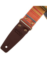 Stripe SC Retrò Rainbow 5 cm terminali Marrone fibbia Ottone