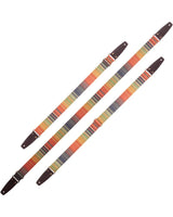 Stripe SC Retrò Rainbow 5 cm terminali Marrone fibbia Ottone
