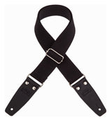 MAGRABÒ Tracolla per chitarra e basso Stripe SC Entry Nero 5 cm