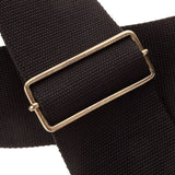 Magrabò, Tracolla per chitarra e basso - Stripe SC Entry Nero 8 cm terminali Nero fibbia Ottone