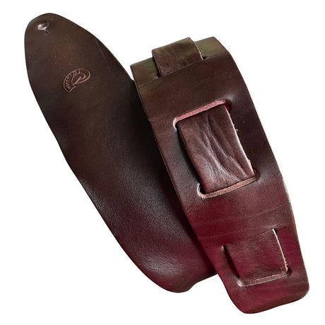Etabeta - Tracolla in vera pelle - UNDER PRESSURE TESTA DI MORO - Guitar Strap