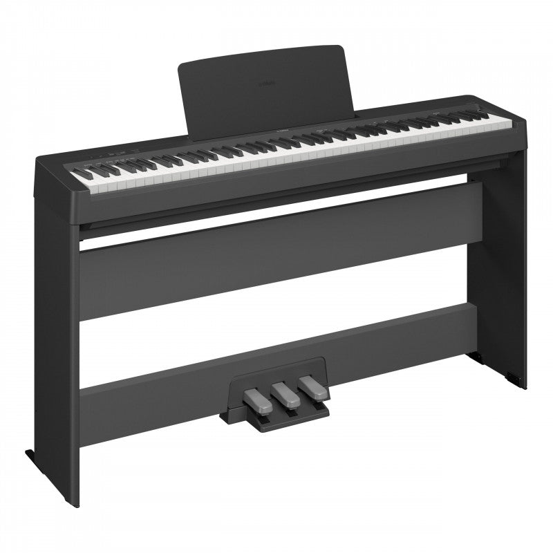 Yamaha P145 Black con Supporto L100B + Pedaliera LP5A