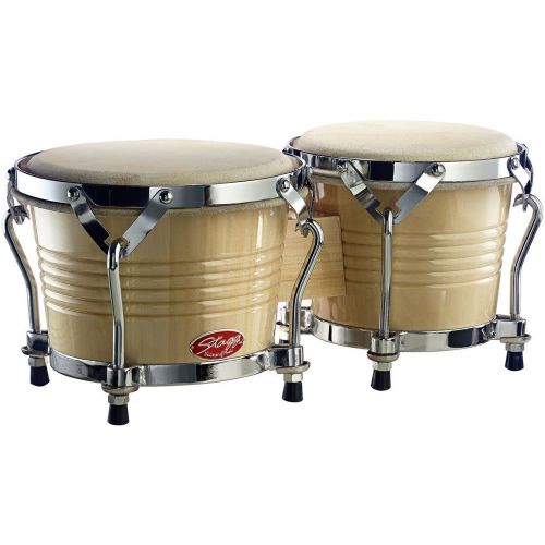 STAGG BW-200-N - BONGO IN LEGNO 7.5+6.5