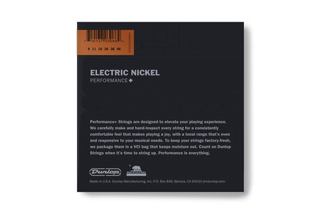 DUNLOP - DEN0946 NICKEL PLATED STEEL, LIGHT /HEAVY, SET/6