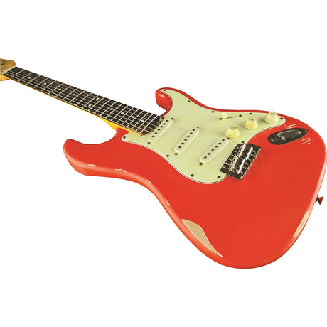 EKO GUITARS - S-300 RELIC FIESTA RED
