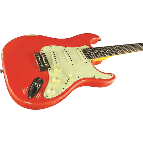EKO GUITARS - S-300 RELIC FIESTA RED