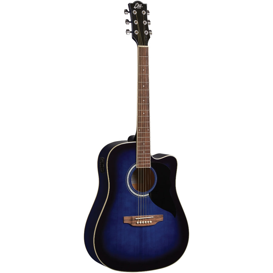 Eko Guitars Ranger CW Eq Blue Sunburst CHITARRA ACUSTICA ELETTRIFICATA