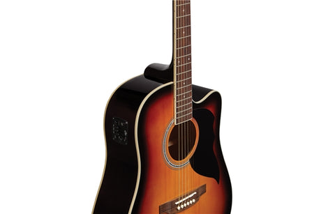 CHITARRA ACUSTICA - ELETTRIFICATA EKO Ranger CWEQ - Brown Sunburst