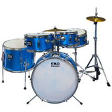 Batteria acustica Eko ED-200 DRUM KIT METALLIC BLUE - 5 PEZZI