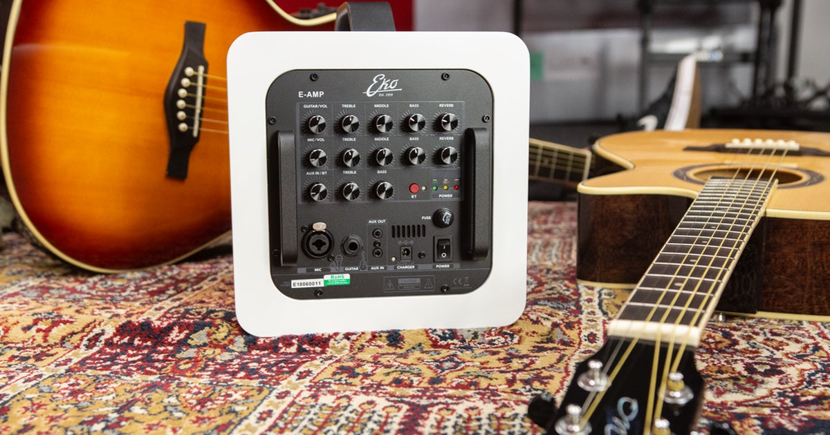 EKO EAMP amplificatore per chitarra, bianco