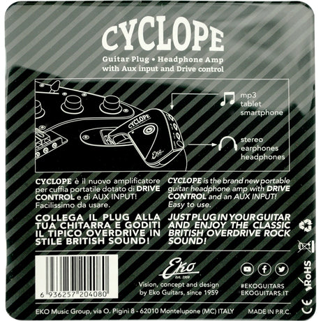 EKO - CYCLOPE AMPLIFICATORE CUFFIA