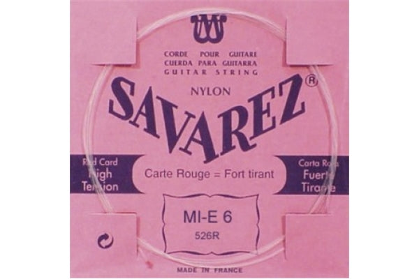 Corda per chitarra classica:  SAVAREZ 526R MI -6