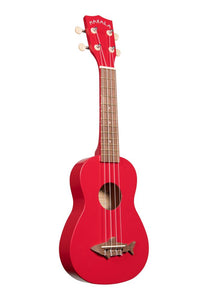 KALA Mk-ss/red - Ukulele Soprano Shark - Red Sea - C/borsa