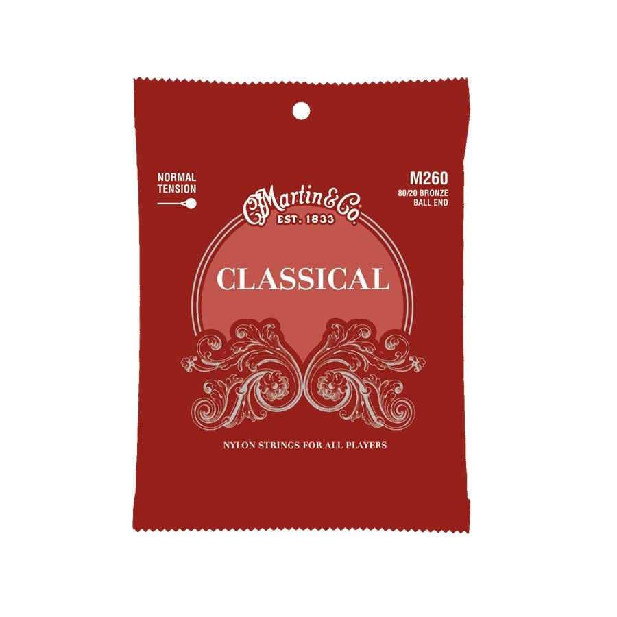 MARTIN & CO. - M260 CLASSICAL GUITAR TENSIONE NORMALE "BALL END" 28-43