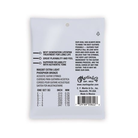 MARTIN & CO. - MA530T AUTHENTIC LIFESPAN 2.0 EXTRA LIGHT PHOSPHOR