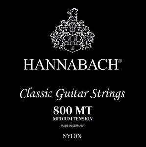 Hannabach 800MT Corde per chitarra classica Serie 800 Medium tension Argentato
