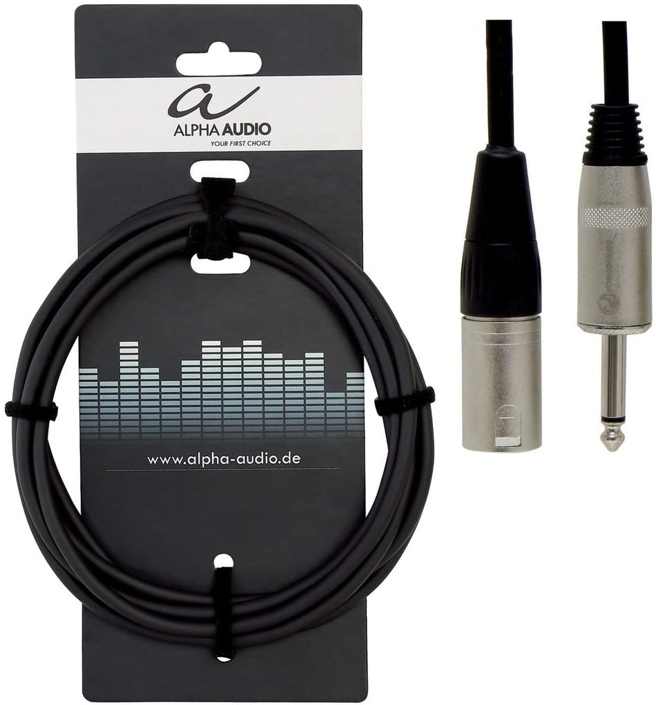 CAVO Jack mono 6.3 mm - XLR (m) 190600 Alpha audio metri 5
