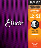 ELIXIR, MUTA PER CHITARRA ACUSTICA 12-53 -16052 - Phosphorbronze