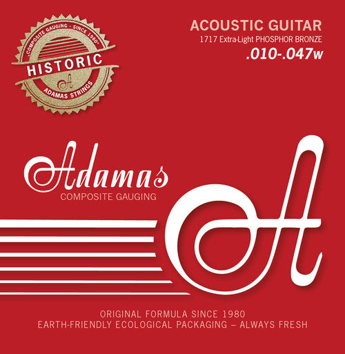 Adamas Corde per chitarra acustica 0.10 Phosphor Bronze
