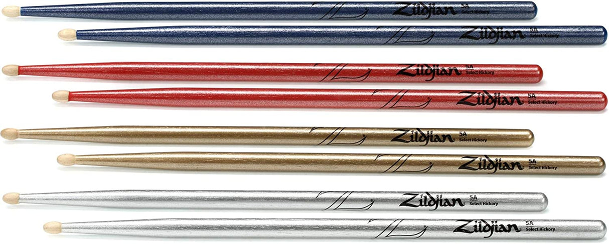 Bacchette per batteria Zildjian SDSP244 - Coppia di bacchette Zildjian Chroma