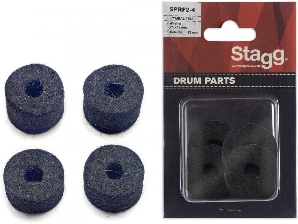 Stagg SPRF2-4 Feltri per Frizione Hi Hat, 2 Paia