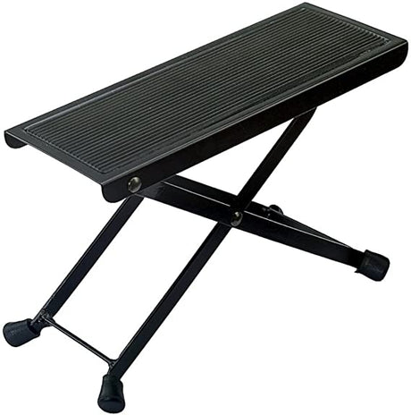 GEWA F536000 POGGIAPIEDE REGOLABILE PER CHITARRA IN FERRO CON TAPPETINO ANTISCIVOLO