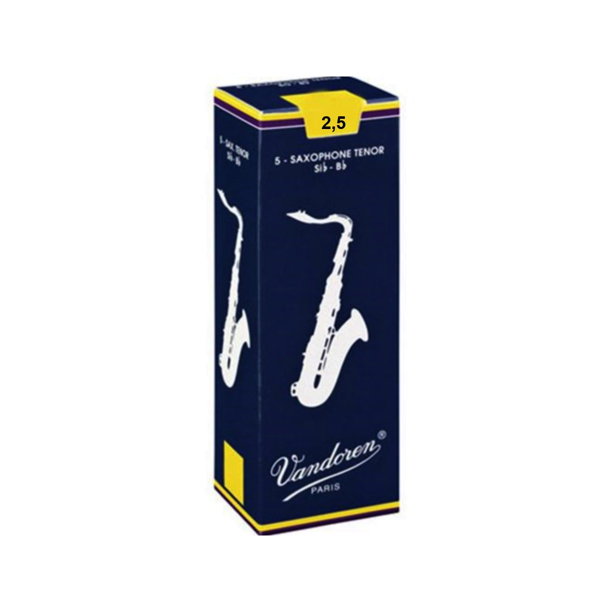 VANDOREN SR2225 CONFEZIONE 5PZ SI ANCE PER SAX TENORE IN SIB 2,5 TRADITIONAL