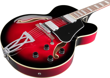 Chitarra Semiacustica IBANEZ AF75-TRS TRANSPARENT RED SUNBURST