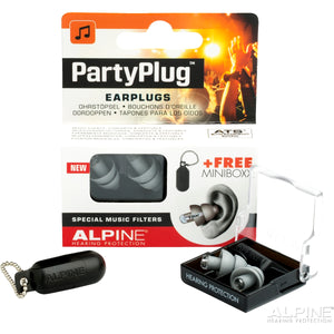 ALPINE PARTYPLUG-MKII-SL Earplug per musica concerti ed eventi Silver edition