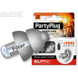 ALPINE PARTYPLUG-MKII-SL Earplug per musica concerti ed eventi Silver edition