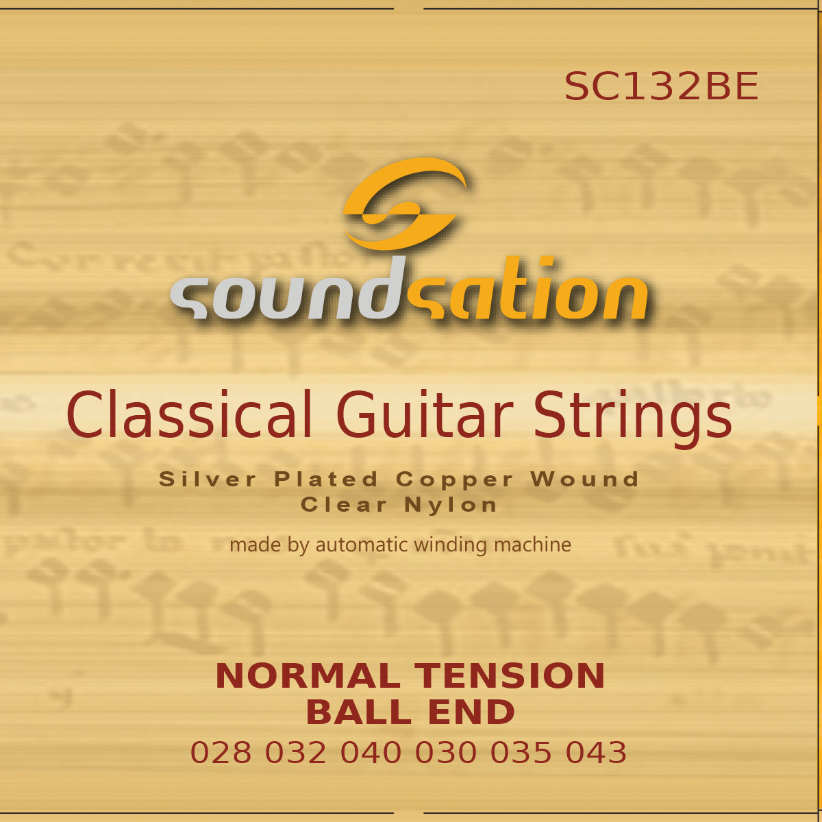SOUNDSATION - MUTA  PER CHITARRA  CLASSICA SC132BE. Pallino