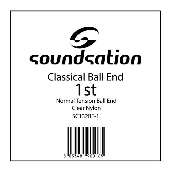 SOUNDSATION SC132BE-1 CORDA PER CLASSICA MI CANTINO 0.28 BALL END - NORMAL TENSION