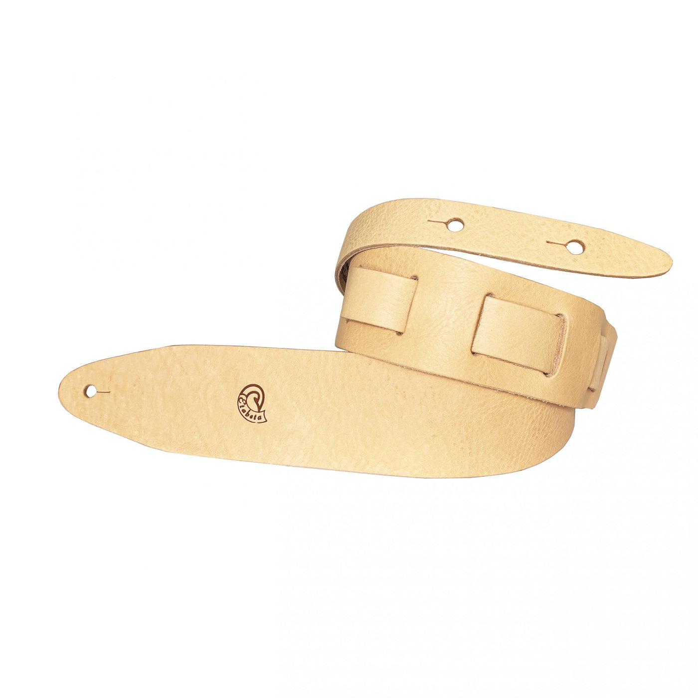 Etabeta - Tracolla in vera pelle -  DELUXE Guitar Strap | Naturale