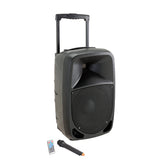 SOUNDSATION GO-SOUND 10AMW Cassa Attiva a 2-vie Portatile con Trolley e Batteria Ricaricabile