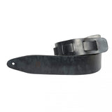 Etabeta - Tracolla in vera pelle -  RELIC Guitar Strap | Nero