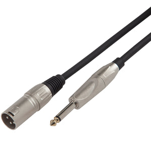 SOUNDSATION BMCXJ-10BK Cavo microfonico bilanciato XRL 3P M - 6.3mm Jack MONO / 10mt