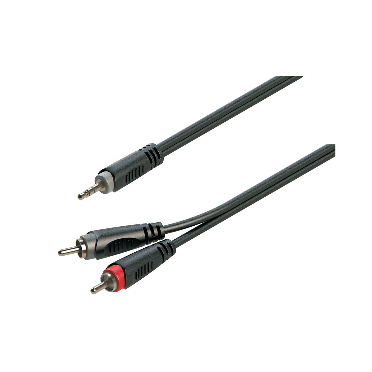 SOUNDSATION SJRR-30BK CAVO ADATTATORE A Y 3.5MM JACK MASCHIO STEREO - 2XRCA MASCHIO / 3MT