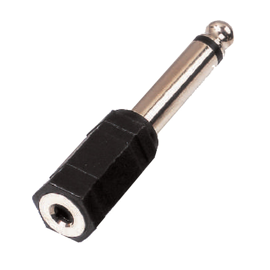SOUNDSATION SADA033-1 ADATTATORE JACK MASCHIO 6.3MM MONO - JACK FEMMINA 3.5MM (CONF. 1 PEZZO)