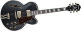 Chitarra semiacustica Ibanez af75 black flat